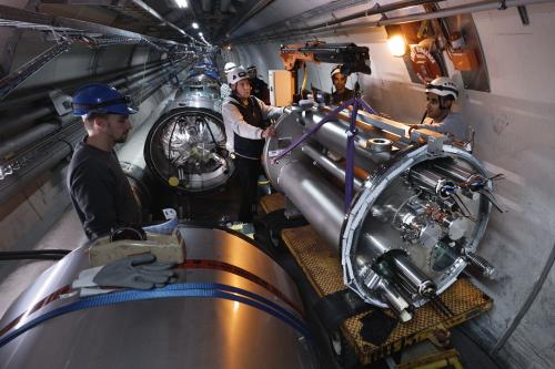  HL-LHC equipment installed on both sides of the ALICE experiment 
